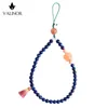 Lapis lazuli retro cute Chinese style literary and creative personality Mobile lanyard/mobile chain/phone case A018