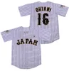 Anpassade Shohei Ohtani #11 Hokkaido Nippon Ham Fighters Baseball Jersey Japan 2017 Ambitiös film för män Womens Youth Double Ed Name and Number
