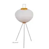 Floor Lamps Modern Japanese Rice Paper Lamp Tripod Iron Black Lights Led For Living Room Study Bedroom Corner Stand280h