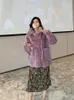 女性革冬のコート女性韓国スタイルのジャケット厚い女性パーカーフェイクファー2022衣類衣服景色femme wpy1720