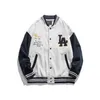 Rua retro bordado uniforme de beisebol jaqueta homens e mulheres na moda marca hip-hop solto selvagem casual casais jaqueta 220124