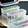 Storage Bottles & Jars Rectangle Bins Refrigerator Box Food Containers With Lid For Kitchen Fridge Cabinet Desk Organizer