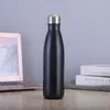 Stainless Steel Vacuum Insulated Double Walled Water Bottle For Outdoor Sports Cola Shape Travel Mug 17oz 500ml Matte