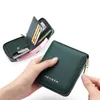 Female Coin Purse Wallet Zipper Genuine Leather Women Wallet Anti Theft Money Bag Business Card Holder Fashion