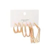Hoop Huggie Ohrringe Set für Frauen 2021 Mode Trendy Circle Ohrring Charms Minimalistische Schmuck Orecchini Donna Cerchio