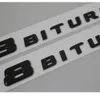 Kotflügelseiten Buchstaben V8 V12 Biturbo 4Matic Kompressor Turbo Abzeichen Embleme Abzeichen für Mercedes Benz AMG4571407
