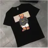 Kids fashion T-shirts Luxe designer t-shirt Tops Tees Losse Maat jongens meisjes cartoon beer geborduurde brief katoen korte mouw Trui kinderkleding