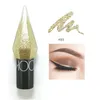 Nieuwe eyeliner Professionele Glanzende Eye Liners Cosmetica voor Vrouwen Pigment Zilver Rose Goud Kleur Vloeibare Glitter Eyeliner Make-up