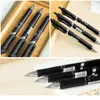Penne gel Set di penne retrattili di lusso per affari Set di ricariche sostituibili di inchiostro nero di grande capacità da 0,5 mm Forniture per ufficio scolastico