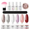 Nail Dipping Powder Borste Set Dip French Glitter Shinning Nails Manicure Kit Olika långvariga färger