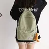 Nufangu Klasik Tasarım Katı Renk Pamuk Kumaş Kadın Sırt Çantaları Moda Kız Eğlence Okul Öğrenci Kitap Çantaları Seyahat Genç X0529