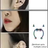 2021 Fake Piercing Nose Ring Alloy Hoop Septum Ringar för Kvinnor Body Smycken Gifts Fashion Magnetic