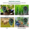 Analog Soil Moisture Meter For Garden Plant Soil Hygrometer Water PH Tester Tool Without Backlight Indoor Outdoor practical tool T2I53034