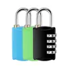 Portable 4 Digit Dial Combination Code Number Lock Padlock For Luggage Zipper Bag Backpack Handbag Suitcase Drawer durable Locks 5 Colors