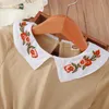 2021 bebê meninas roupas vestido primavera outono crianças outfits damasco manga comprida bordada rodada rodada cintura criança crianças vestidos menina roupas menina