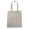 쇼핑 가방 에코 드 쇼핑백 Capacidad Nuevo Alta Calidad Bolsas Las Mujeres Lienzo Estudiante Bolsa Lino Plaid Hombro Bolso 0209