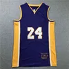 Erkek Siyah Emeklilik Recordied Edition Basketbol Formaları Gerçek Etiketleri ile Otantik Dikişli Los Angele Mamba Jersey