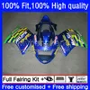 Injection Mold Fairings For HONDA Blackbird CBR 1100XX 1100 XX 96-07 35No.21 CBR1100XX 96 97 98 99 00 01 Movistar Blue CBR1100 XX 2002 2003 2004 2005 2006 2007 OEM Bodys