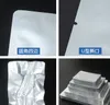 2021 12x17cm plain pocket, 200pieces/lot aluminium foil bags heat seal - Silvery aluminzing packing food bag / plating foil plastic pouch