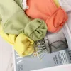 Boys and girls two-piece sweatshirts spring autumn baby long-sleeved solid color pullover children P4478 210622