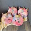 Children039S Cartoon Unicorn Rainbow Bright Pink Oneulder Messenger Bag Fashion Korean Chirstmas Lovely Crossbody Pack1878189