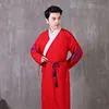 Çin antik kostüm hanfu erkek geleneksel klasik giyim işlemeli bornoz erkekler cadılar bayramı giyim tv film sahne giyim