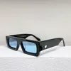 디자이너 선글라스 OMRI006 클래식 블랙 풀 프레임 눈 보호 패션 I006 Sunglassess UV400 보호 렌즈 원래 상자에 남성 안경