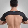 Back Support Double Shoulder Safe Protector Gewichtheffen Sport Brace Slapen Warm Relief Pijn Gezondheidszorg Riem XA41L