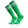 Futbol Çorapları Çocuklar ve Yetişkinler için Futbol Çorabı Diz Üzerinde Çizgili Uzun Tüp Emici Ter Kayma Önleyici Spor Çorabı