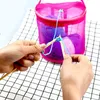 Sale Portable Wire Mesh Weaving Round Bags Wool Storage Bag Yarn Crochet Organizer Knitting Baskets Lightweight Sewing Notions & Tools