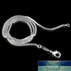 1.4mm doos ketting voor vrouwen mannen kettingen hangers zilveren kleur sieraden charms sieraden choker colar kolye fabriek prijs expert ontwerp kwaliteit Nieuwste stijl