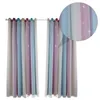 Curtain & Drapes 2Pcs Gradient Color Double-Layer Window Curtains Sunshade