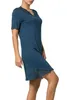 % 100 bawełna luksusowy ślad dla kobiet Koszulki piżamy Piżamy Piżamy Homewear Nightdress Sen Top Night Nosić Sleeping Dress 210924