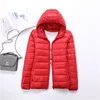 2022 New Women Thin Down Jacket White Duck Down Ultralight Jackets Autumn And Winter Warm Coats Portable Outwear For Mother's Days Gift