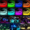 4x Auto Chassis Dekorative Wasserdichte LED Umgebungs Streifen Lichter Auto Underglow Atmosphäre RGB Lampe Bar Lkw Seite Licht Zubehör