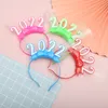 2022 Glowing Flashing Colorful Led Head Buckles Stylish New Year's Creative Night Skinhead Party Christmas Birthday Headdress Led Rave Toy