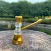 1pc mini tubo de alumínio shisha de metal para fumar água shisha cachimbo de água moedor de ervas máquina de rolamento vaporizador de papel caixa de comprimidos bongs de vidro