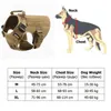 Dog Collars & Leashes Pet Vest Leash Harness Straps With Handle Hunting Military German Shepherd For Big Dogs K9 Clothes