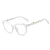 Solglasögon 2022 Kvinnor Eyebrows Round Frame Glasses Brand Designer Optiska glasögon Dator Eyewear Stereo Flat Lens3866725