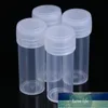 10 ADET 5 ml Plastik Test Tüpleri Flakon Örnek Konteyner Toz Zanaat Vida Kapak Şişeleri Ofis Okul Kimya Malzemeleri için