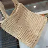 Raffia Tygväska Mjuk Designer Handväska Kvinnor Stora Tygväskor Modebok Shopper Designers Handväskor Dam Shopping Axelväska