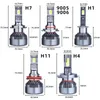 Dawnknight H7 H4 H11 45 Вт P4 лампы H1 HB3 9005 9006 9012 светодиодная лампа фар 6500K 90W 20000LM Turbo LED Light Kit 2 шт.