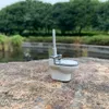 Metalen toilet rokende pijp met tabak pot buizen metalen rook hand lepel pijp groothandel