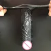 Estensore del manicotto del pene in silicone da 19 cm Pene realistico giocattolo riutilizzabile Estensione giocattolo sexy per gli uomini Giocattoli per l'ingrandimento del cazzo Guaina Delay2215