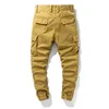 Hombres Casual Cargo Pantalones Clásico Ejército al aire libre Táctico Pantalones de chándal Camuflaje Militar Multi Bolsillo Pantalones Hombres Pantalones 210723