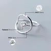 Circle Rings 925 Silver Jewelry Vintage Bague Femme Charm Knuckle Ring Minimalism Anelli Punk Aneis Boho Anillos for Women 211217