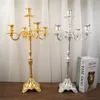 Nordic Retro Embossed Aromaterapy Candle Redans Hotel Wedding Home Inredning 5-Head Candle Holders Senyu673