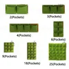 Planters & Pots Green Color Wall Hanging Grow Bags For Flower Growing Decoration Home Graden Plants Planting Growth