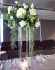 Wedding decoration clear acrylic flower stand for marriage table decoration centerpiece columns Floral stand