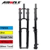 Airwolf MTB Air Suspension Bicycle Front Fork 29er Boost Downhill Bike Shock absorber Forks 200mm Travel 1-1/8" 110*15mm DH Bikes Parts